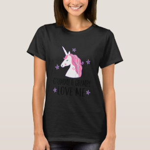 Kinder Grammy und Grampy Liebe Me Einhorn T-Shirt