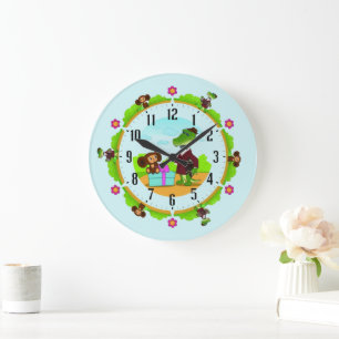 Kinder Große Wanduhr