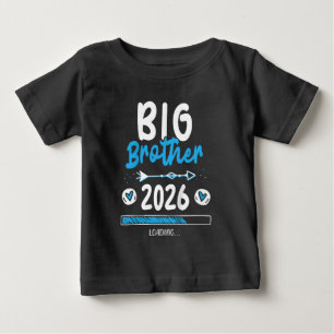 Kinder Großer Bruder 2026 Babyankündigung wird gel Baby T-shirt
