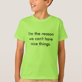 Kinder - Grund warum T-Shirt