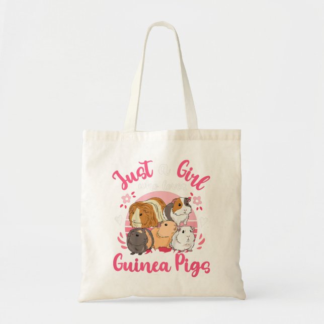 Kinder Guinea Schwein nur ein Mädchen, das Guinea  Tragetasche (Vorne)