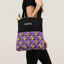 Kinder Halloween Fledermäuse Fliegen Crescent Moon Tasche