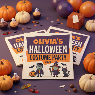 Kinder-Halloween-Kostüm-Party Serviette