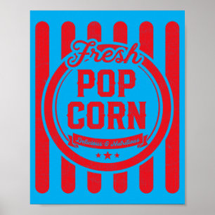 Kinder Halloween-Kostüm Vintage-Popcorn-Shirt für Poster