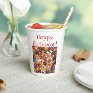 Kinder-Halloween-Party Pappbecher
