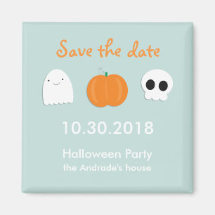 Kinder Halloween retten Datum niedlichen Magnet