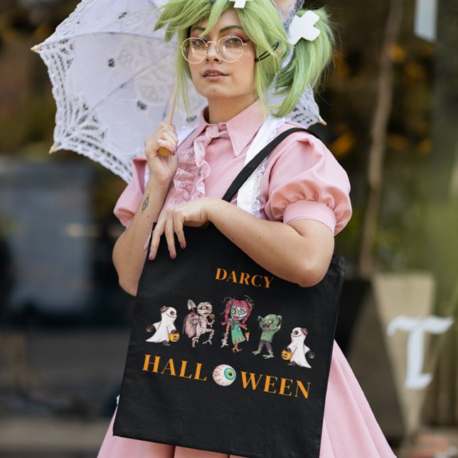 Kinder halloween spookoky tragetaschen mit langen trägern (Von Creator hochgeladen)
