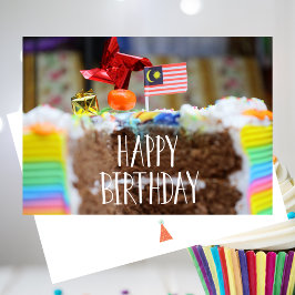 Kinder Happy Birthday Card Dankeskarte