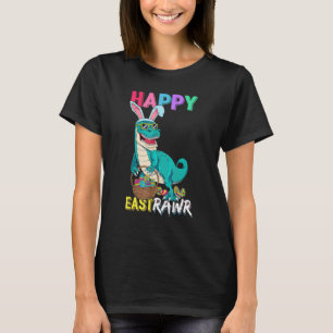 Kinder Happy Eastrawr Trex Osterfest Bunny Egg Fun T-Shirt