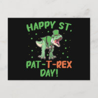 Kinder Happy St Pat Trex Day Dino St Patricks Day