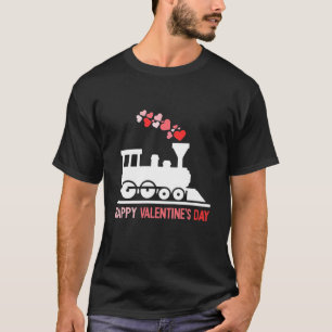 Kinder Happy Valentines Day Niedlich Hearts Bahn V T-Shirt