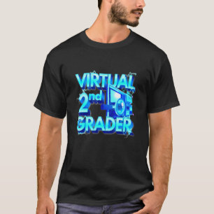 Kinder Hausunterricht 2. Klasse Virtueller 2. Kläs T-Shirt