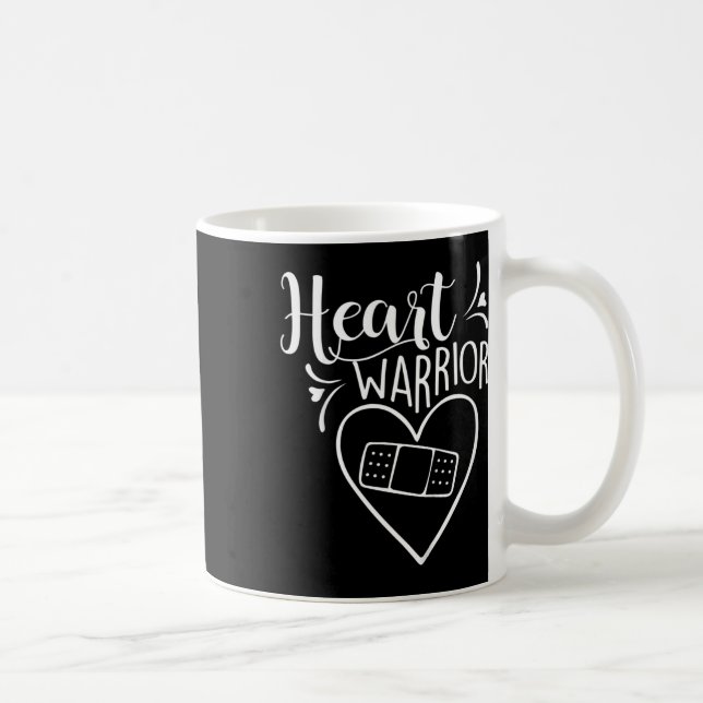 Kinder Herz Krieger CHD Bewusstsein Geschenk Angeb Kaffeetasse (Rechts)