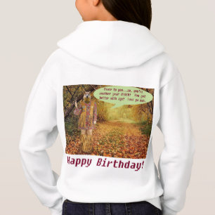 Kinder heulen. Alles Gute zum Geburtstag. Hippie/Q Hoodie