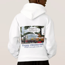Kinder heulen. Glückliches Oktoberfest! Giraffe/Mä Hoodie