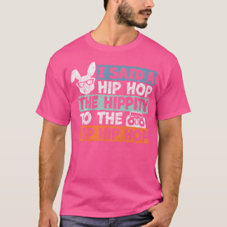 Kinder Hip Hop Bunny Osterfest Shirt für Jungen Fu