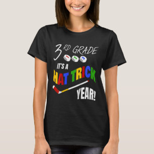 Kinder-Hockeyspieler - Hattrick - 3. Klasse - Zurü T-Shirt