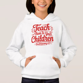 Kinder-Hoodie-Design "Werte vermitteln" Hoodie