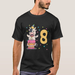 Kinder Ich bin 8 Jahre alt mit Kindergeburtstag 8 T-Shirt