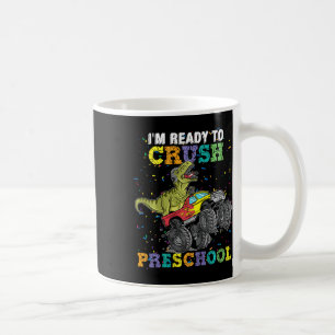 Kinder, ich bin bereit, den Vorschul-Monstertruck- Kaffeetasse