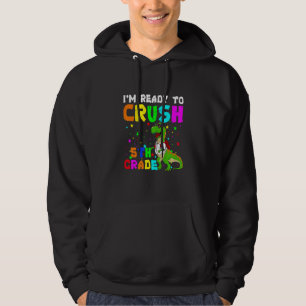 Kinder Ich bin bereit, die 5. Klasse zu knacken Di Hoodie