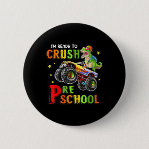 Kinder Ich bin bereit, die Vorschule Dinosaurier z Button