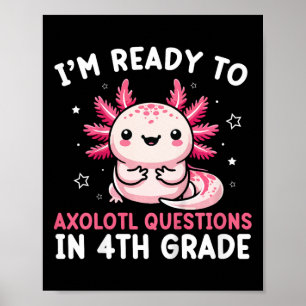 Kinder, ich bin bereit, Fragen in der 4. Klasse zu Poster