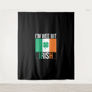 Kinder ich bin Wee Bit Irish Leprechaun Kleinkind Wandteppich