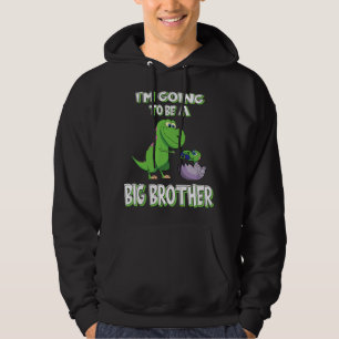 Kinder, ich werde ein großer Bruder-Dinosaurier Hoodie