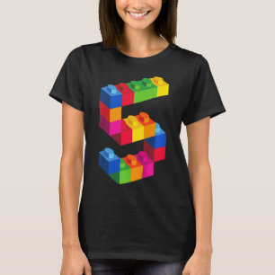 Kinder im Alter von 5 Jahren Gebäude blockiert Geb T-Shirt