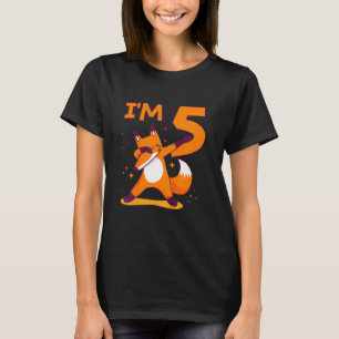 Kinder im Alter von 5 Jahren Tierpflege Fox 5. Geb T-Shirt