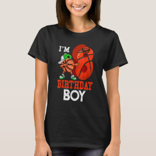 Kinder im Alter von 8 Jahren Basketballschläger 8. T-Shirt
