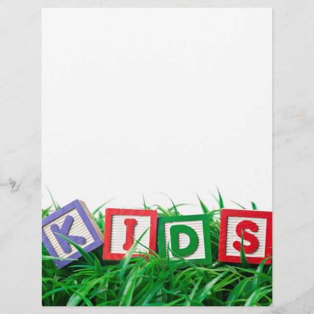 Kinder im Freien Flyer (Vorne)