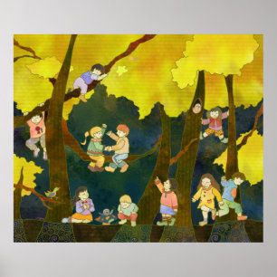 Kinder im Himmel Poster