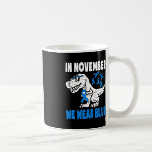 Kinder im November Wir tragen blaues Diabetes. Kaffeetasse