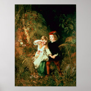 Kinder im Wald Poster