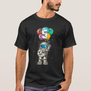 Kinder im Weltraum Astronaut 5Geburtstag Junge 5 J T-Shirt