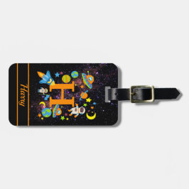 Kinder im Weltraum Gepäckanhänger