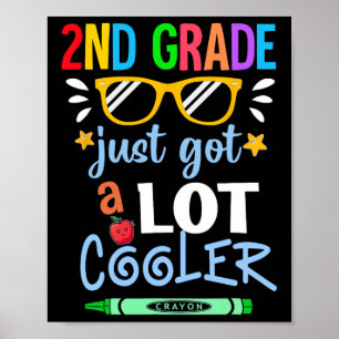 Kinder in der zweiten Klasse Got einfach eine viel Poster