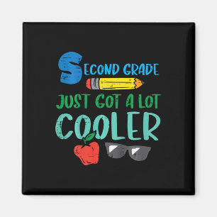 Kinder in der zweiten Klasse nur Cooler Got 2. Magnet
