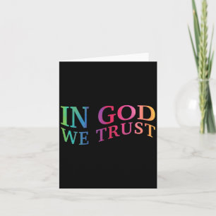 Kinder In Gott Vertrauen wir Guter Christlicher Je Karte