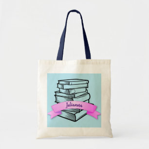 Kinder Individuelle Name Schule / Bibliothek Totbe Tragetasche