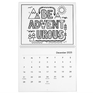 Kinder-Inspirations-Farbbuch-Kalender Kalender