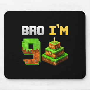 Kinder jagen sich ihr 9. Geburtstag Bro Spiel Pixe Mousepad