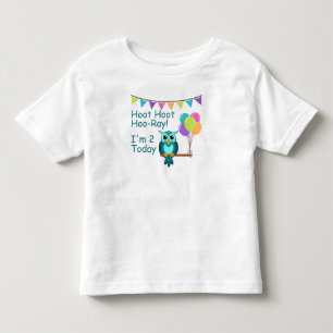 Kinder johlen Schrei Hoo-Strahl, den ich heute T - Kleinkind T-shirt