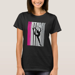 Kinder Jugend rosa Rhythmische Gymnastik Geburtsta T-Shirt