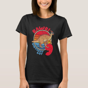 Kinder Junge 9. Geburtstag ich Rawr! Parasauroloph T-Shirt