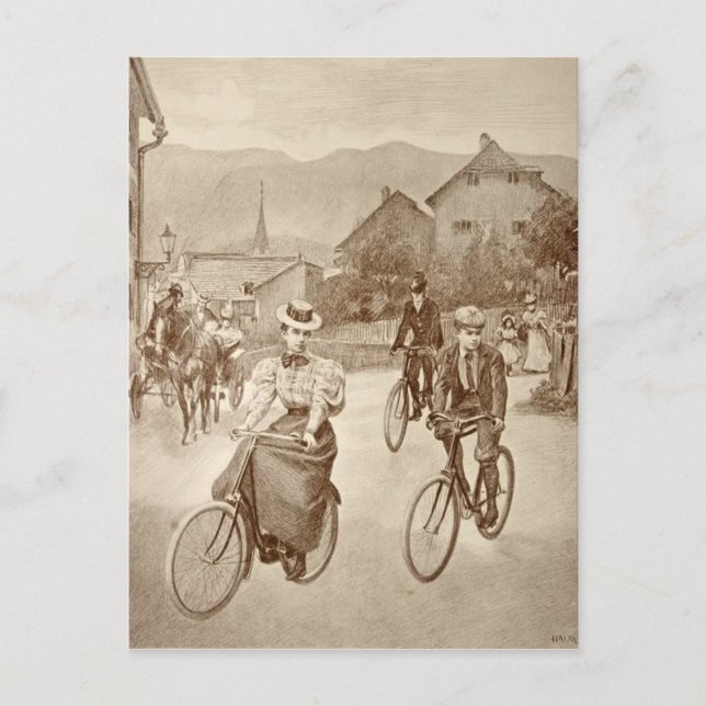 Kinder Kaiserin Elisabeth: Gisela & Prinz Rudolf Postkarte (Vorderseite)