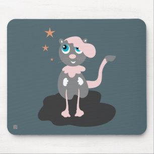 Kinder Katzen Illustration Süße Cartoon-Katze Mousepad