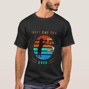 Kinder Katzen-Zitat Bester Katzenvater überhaupt C T-Shirt